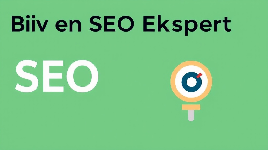 Bliv en SEO Ekspert: Din Guide til Succes i Digital Markedsføring - Illustration