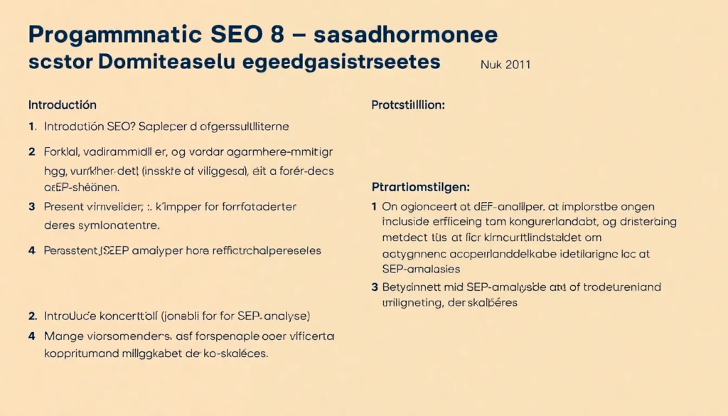 Programmatic SEO Sådan Dominerer Du Søgeresultaterne - Illustration