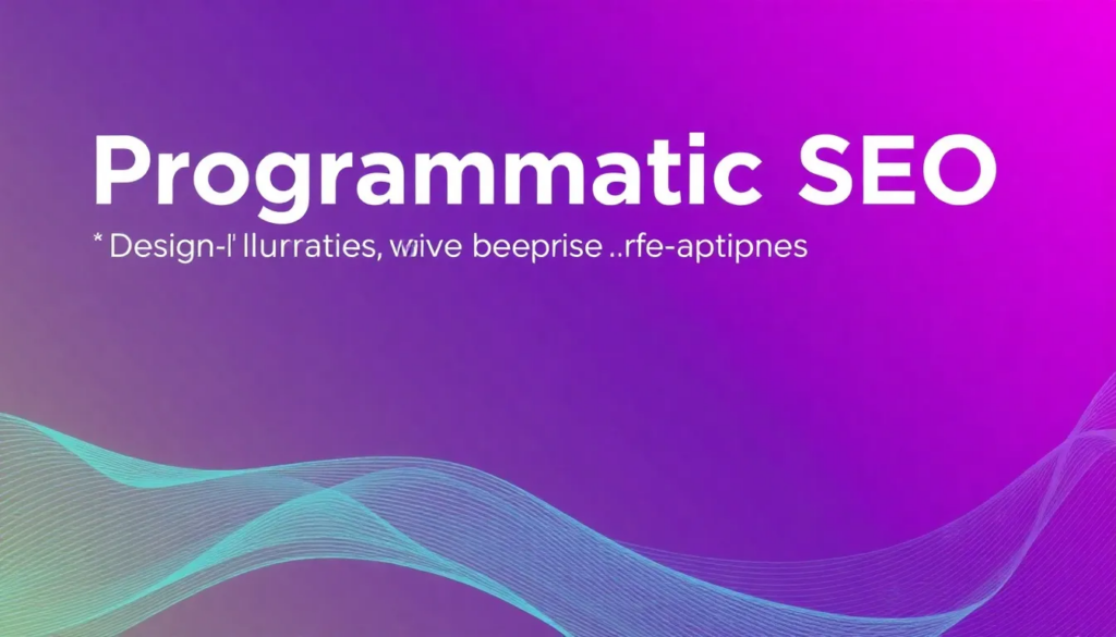 Programmatic SEO Din Ultimative Guide til at Dominere Søgeresultaterne - Illustration