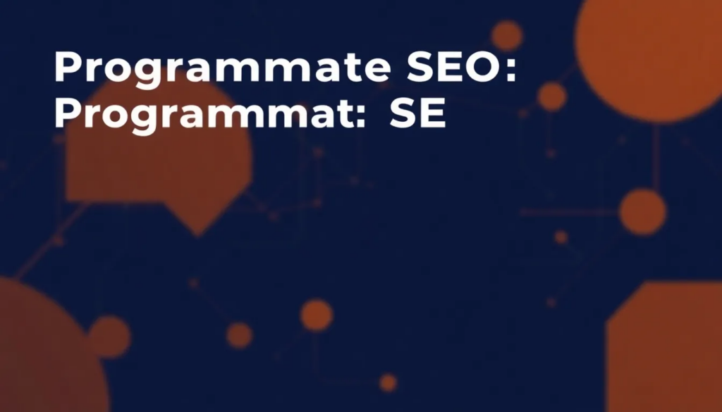 Programmatic SEO Sådan Transformerer Det Din Digitale Strategi - Illustration