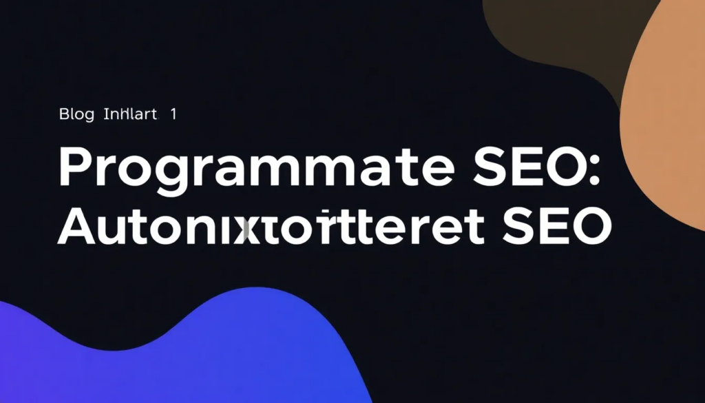 Programmatic SEO: Din Ultimative Guide til Automatiseret SEO-Succes - Illustration