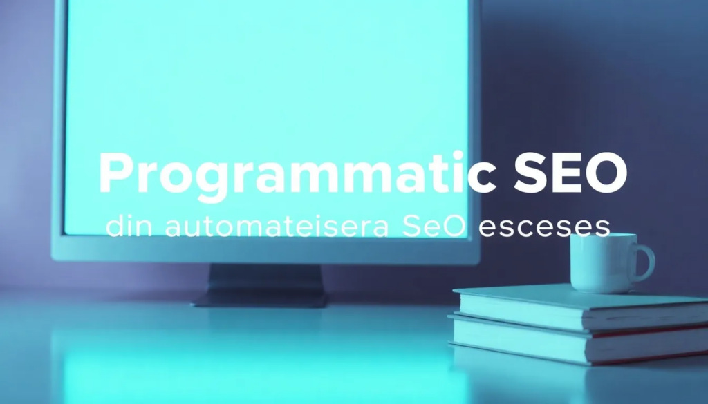 Programmatic SEO Din Nøgle til Automatiseret Søgesucces - Illustration