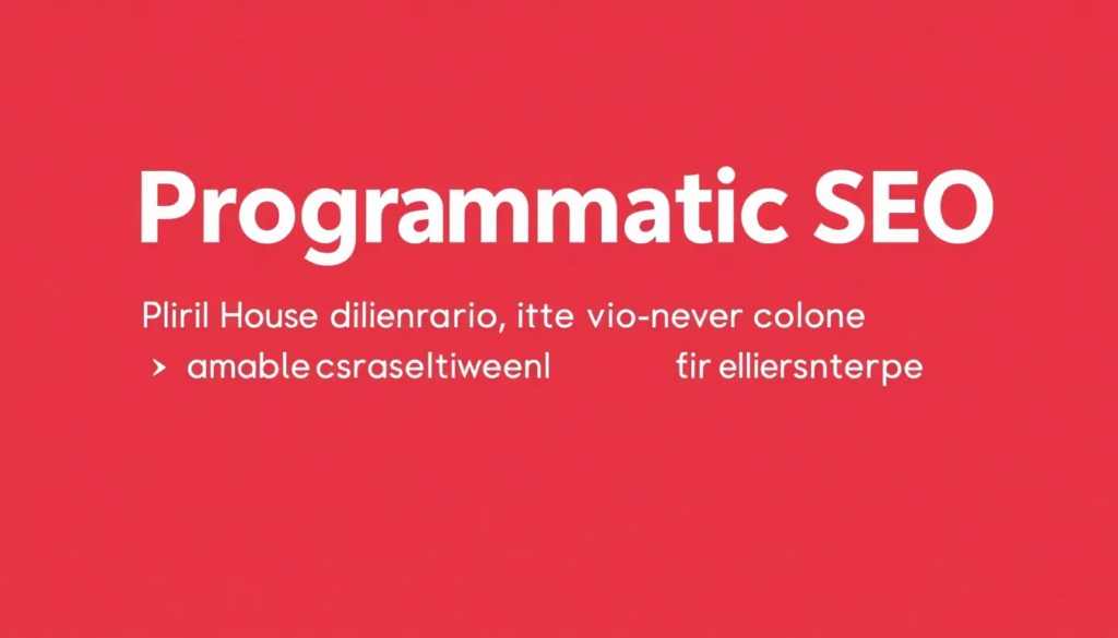 Programmatic SEO: Din Ultimative Guide til Succesfuld Implementering og Optimering - Illustration