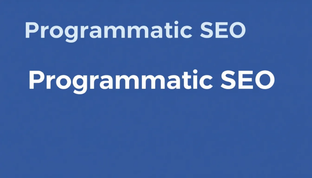 Programmatic SEO En Dybdegående Guide til Fremtidens Søgemaskineoptimering - Illustration