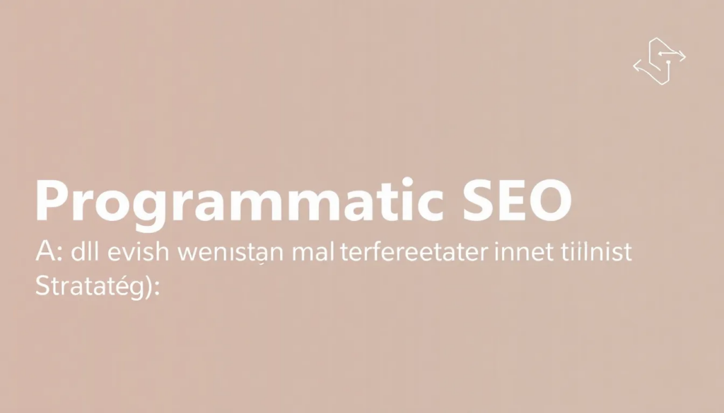 Programmatic SEO Hvad Det Er og Hvordan Det Kan Transformere Din Online Strategi - Illustration