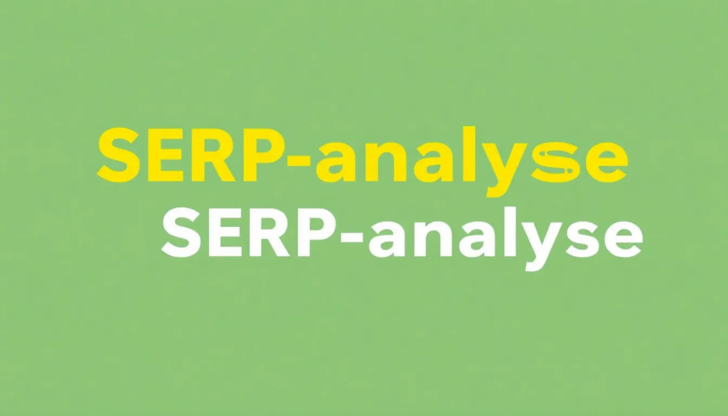 Hvordan udfører du en effektiv SERP-analyse for at dominere søgeresultaterne - Illustration